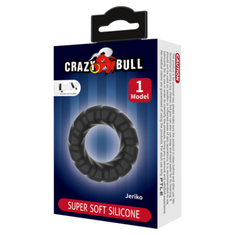 Crazy Bull - Jeriko - Cockring - Model 1 - Zwart