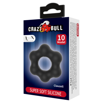 Crazy Bull - Clauzell - Cockring - Model 10 - Zwart