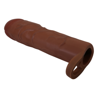 Pretty Love - Gerd - Cockring met verlengde Penis Sleeve - 75mm - Bruin