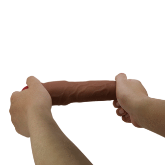 Pretty Love - Gerd - Cockring met verlengde Penis Sleeve - 75mm - Bruin