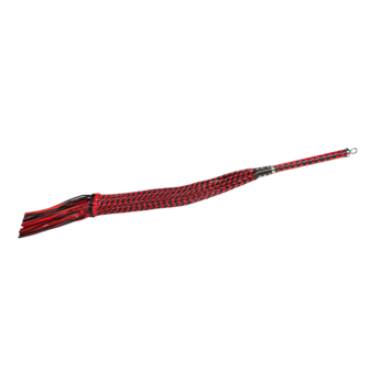 RISE - Cat O&#039; Nine BDSM Zweep - Heavy - Zwart/Rood