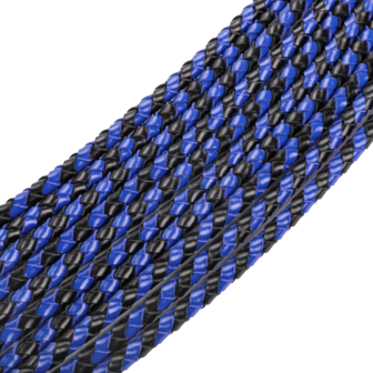 RISE - Cat O&#039; Nine BDSM Zweep - Extra Heavy - Zwart/Blauw