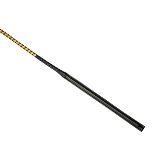 RISE - BDSM Zweep - Feather Wide Single Tail - Zwart/Goud