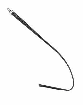 RISE - BDSM Zweep - Feather Wide Single Tail - Zwart