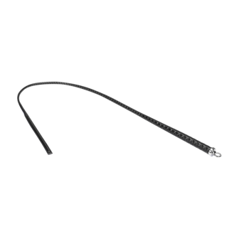 RISE - BDSM Zweep - Feather Wide Single Tail - Zwart