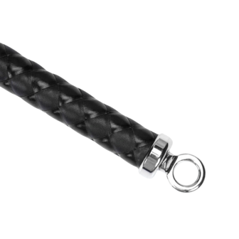 RISE - BDSM Zweep - Feather Wide Single Tail - Zwart