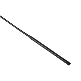 RISE - BDSM Zweep - Feather Wide Single Tail - Zwart