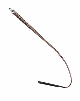 RISE - BDSM Zweep - Feather Wide Single Tail  - Wijnrood/Zwart