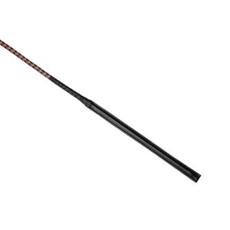 RISE - BDSM Zweep - Feather Wide Single Tail  - Wijnrood/Zwart