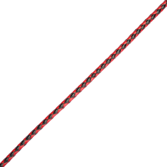 RISE - BDSM Zweep - Feather Soft Single Tail - Rood/Zwart