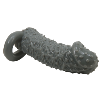 Pretty Love - Fogg - Realistische Penis Sleeve - Donkergrijs