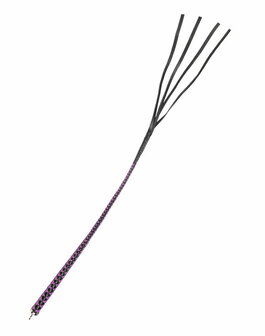 RISE - Japanse Bull Whip - 90 cm - Zwart/Paars