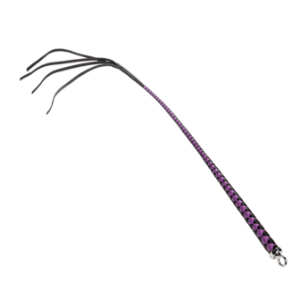 RISE - Japanse Bull Whip - 90 cm - Zwart/Paars