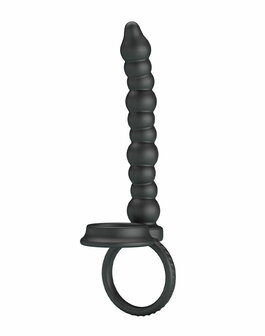 Pretty Love - Dillion - Cockring Anaal Kralen - Zwart