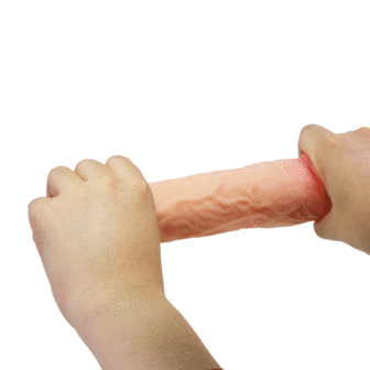 Pretty Love - Derek - Realistische Penis Sleeve - 215mm - Lichte Huidskleur