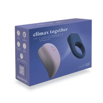 Luxus - Interactieve Sex Toy Set voor koppels- App Control - roze/blauw