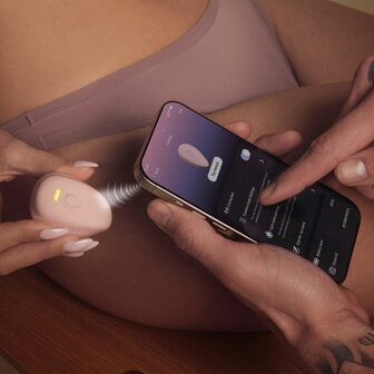Luxus - Interactieve Sex Toy Set voor koppels- App Control - roze/blauw