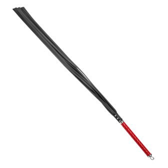 RISE - Lange Flogger met Harde Strengen &ndash; Rood