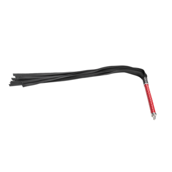 RISE - Lange Flogger met Zachte Strengen - Rood