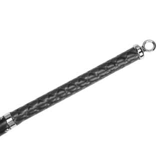 RISE - Lange Flogger met Zachte Strengen - Zwart