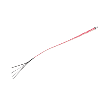 RISE - Japanse Bull Whip - 120 cm - Roze/Wit