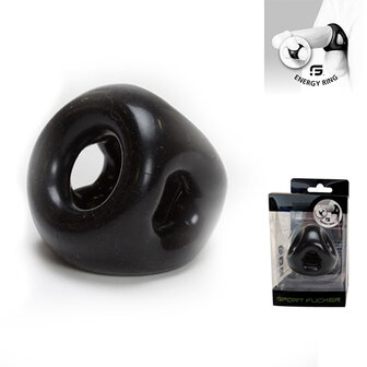 Sport Fucker - Energy - Cockring - Zwart