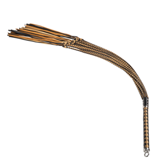 RISE - Cat O&#039; Nine BDSM Zweep - Regular - Zwart/Goud