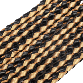 RISE - Cat O&#039; Nine BDSM Zweep - Regular - Zwart/Goud
