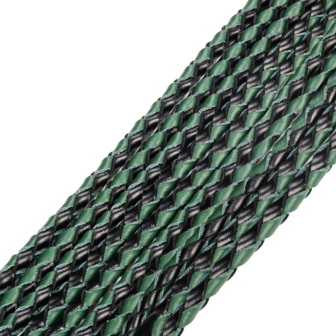 RISE - Cat O&#039; Nine BDSM Zweep - Regular - Zwart/Groen