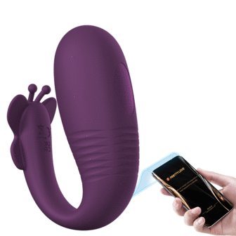 Pretty Love - Klay - Stotende Vibrator - App Control - Paars