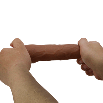 Pretty Love - Hani - Verlengende Penis Sleeve met Cockring - 50mm - Bruin