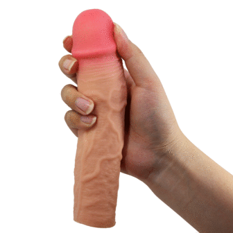 Pretty Love - Stevenson - Realistische Penis Sleeve - 205mm - Lichte Huidskleur