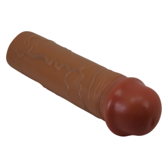 Pretty Love - Nile - Verlengende Penis Sleeve - 25mm - Bruin