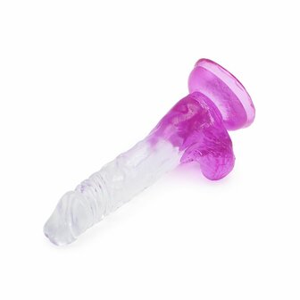 Kiotos Cox Color - Gekleurde Dildo 03 - 17,5 x 3,2 cm - Transparant/Paars