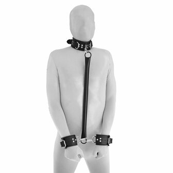 Kiotos - Spreader bar met lederen handboeien en collar