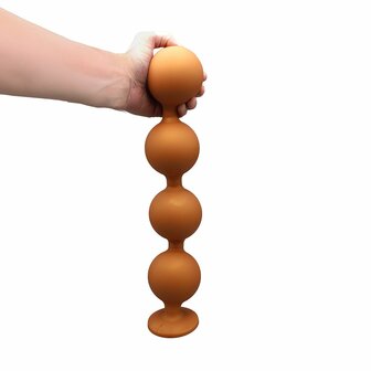Kiotos - Sport Balls - 4 Grote Anaal Ballen - Siliconen - Diameter 88 mm