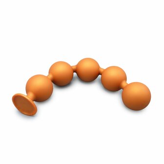 Kiotos - Sport Balls - 5 Grote Anaal Ballen - Siliconen - Diameter 80 mm