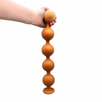Kiotos - Sport Balls - 6 Grote Anaal Ballen - Siliconen - Diameter 70 mm