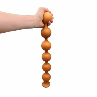 Kiotos - Sport Balls - 6 Grote Anaal Ballen - Siliconen - Diameter 70 mm