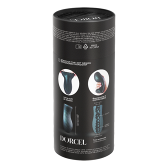 Dorcel - Sili-Cup - Dual Sensation Masturbator - Siliconen - Blauw Metallic