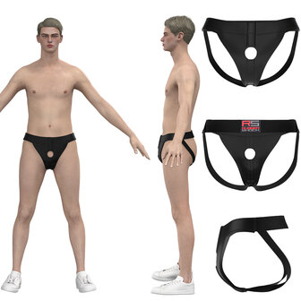 Rubber Shock Neo AIR - Open Neopreen Jockstrap - Maat L