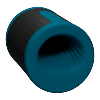 LELO - F2S Master Blaster- Stamina Trainer &amp; Stroker - App Control - Blauwgroen