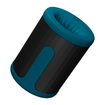LELO - F2S Master Blaster- Stamina Trainer &amp; Stroker - App Control - Blauwgroen