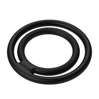 Nexus - Enduro - Dubbele Rekbare Cockring en Ballenring