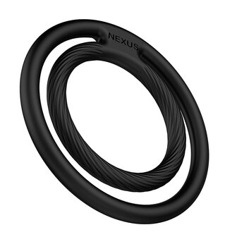 Nexus - Enduro - Dubbele Rekbare Cockring en Ballenring