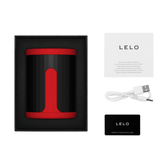 LELO - F2S Master Blaster- Stamina Trainer &amp; Stroker - App Control - Rood