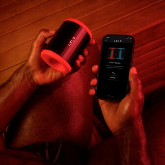 LELO - F2S Master Blaster- Stamina Trainer &amp; Stroker - App Control - Rood
