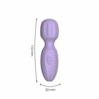 Pixey 2GO - Mini Wand Vibrator - Lila