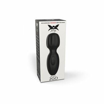 Pixey 2GO - Mini Wand Vibrator - Zwart