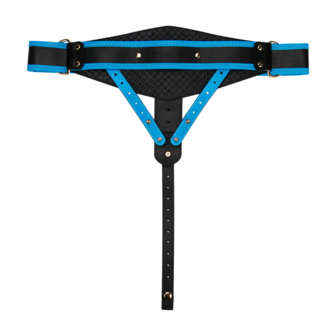 LoveToy - Ingen - Holle Strap-on met Siliconen Staaf &ndash; 25 cm - Lichte Huidskleur - Maat XS/S/M